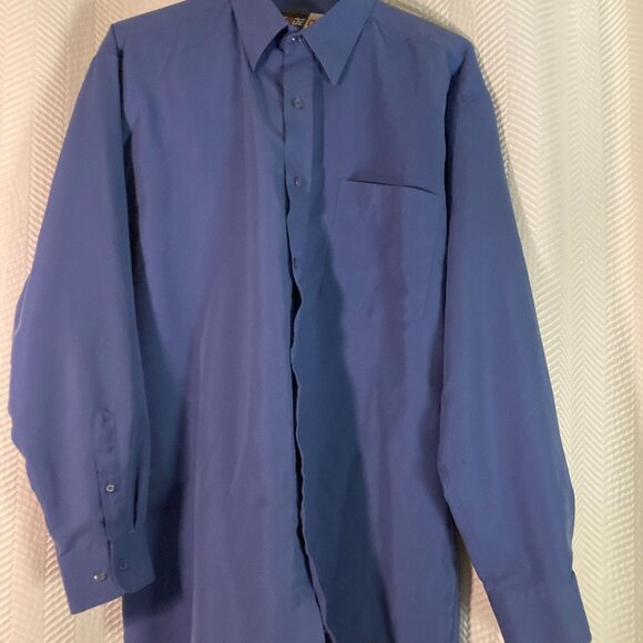 Beautiful Mens Blue Large Code One Dress Shirt – 15/34 - Picture 4 of 11